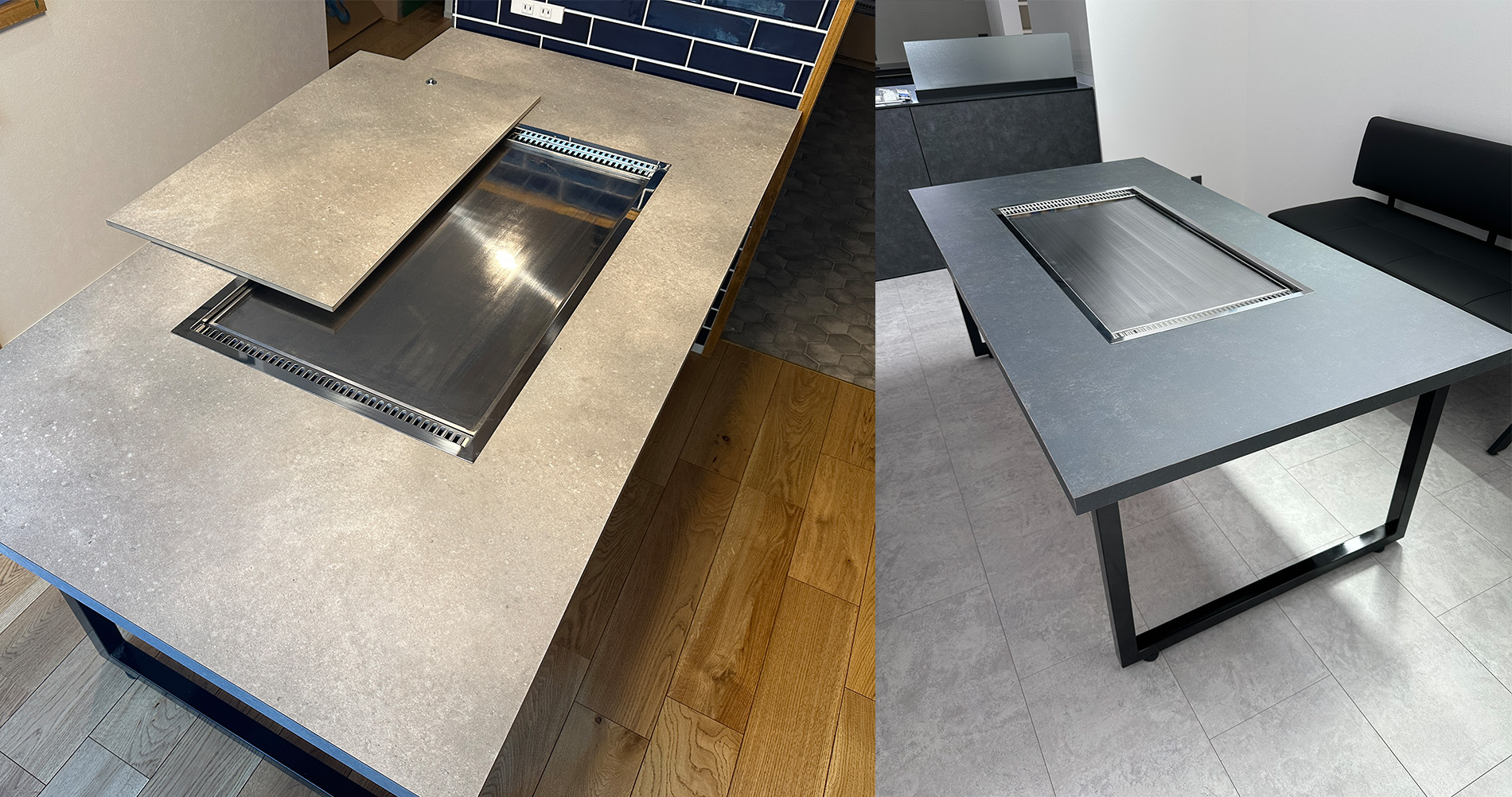 高級お好み焼きテーブル